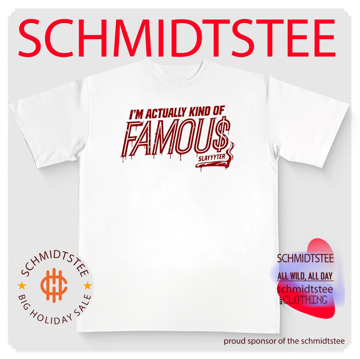 Slayyyter I’m Actually Kind of Famous Pop Music shirt