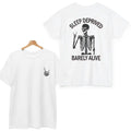 Sleep Deprived Barely Alive Gildan Unisex Both Side Printed T-Shirt Cotton Hoodie, Sweatshirt | PureTeeCo.com