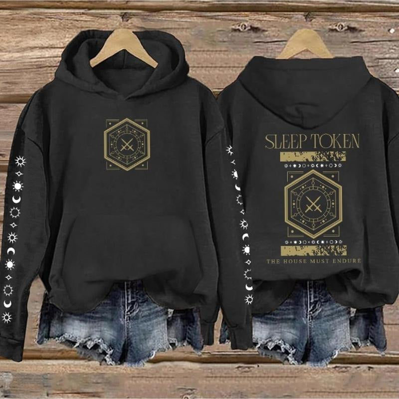Sleep Token - THE HOUSE MUST ENDURE Print Vintage Sweatshirt - Hoodie, Gift For Fan Sleeves With Designs 4ED T-Shirts