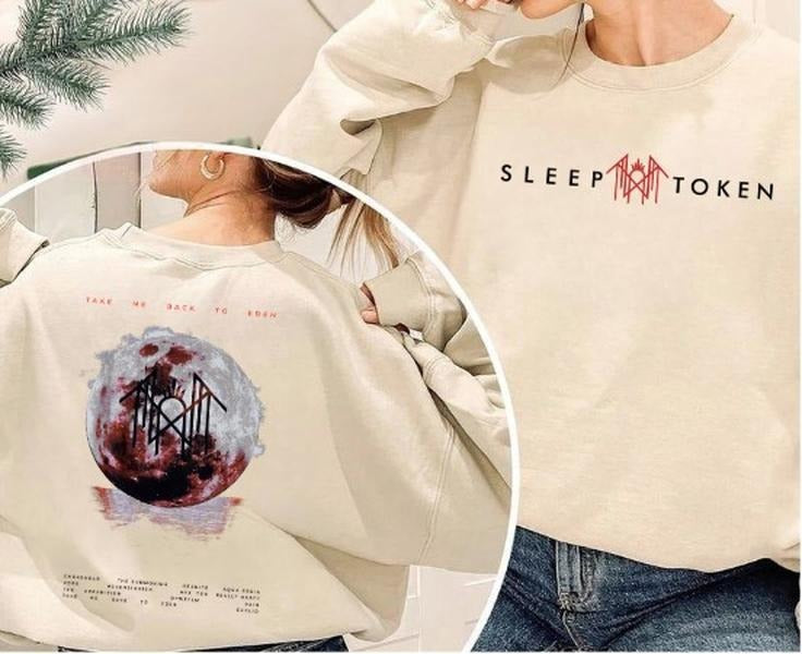 Sleep Token Red Cloud Band 2 Sides Sweatshirt, Rock Band Vintage Sweatshirt T-Shirts, Hoodie | PureTeeCo.com