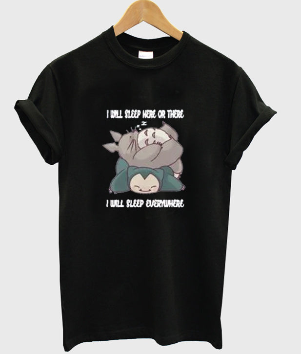 Sleeping Totoro Snorlax T-Shirt Hoodie, Sweatshirt | PureTeeCo.com