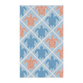 Slightly Subtle Coastal Shell Hand Towel, Nautical Kitchen Towel, Gulf of Mexico Towel, Ocean Inspired Gift, Resist...