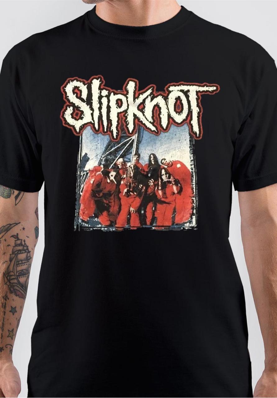 Slipknot Black T-Shirt Style003 Hoodie, Sweatshirt | PureTeeCo.com