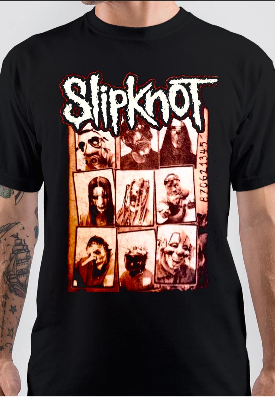 Slipknot Black T-Shirt Style002 Hoodie, Sweatshirt | PureTeeCo.com