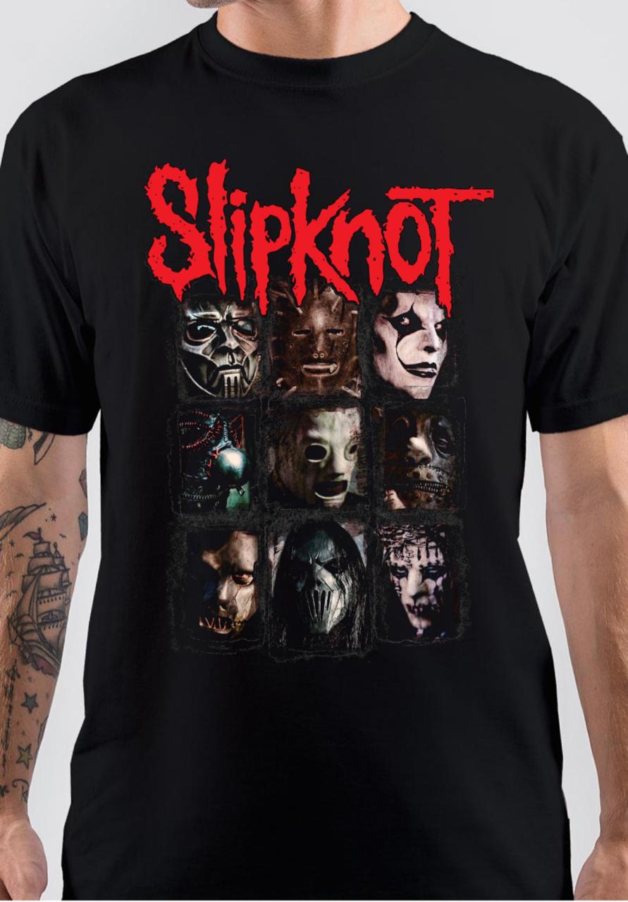 Slipknot Black T-Shirt Style004 Hoodie, Sweatshirt | PureTeeCo.com