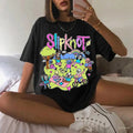 Slipknot Happy Times Playing Together T-shirt - Metal Band Shirt Cotton Graphic Tee Gift Hoodie, Sweatshirt | PureTeeCo.com