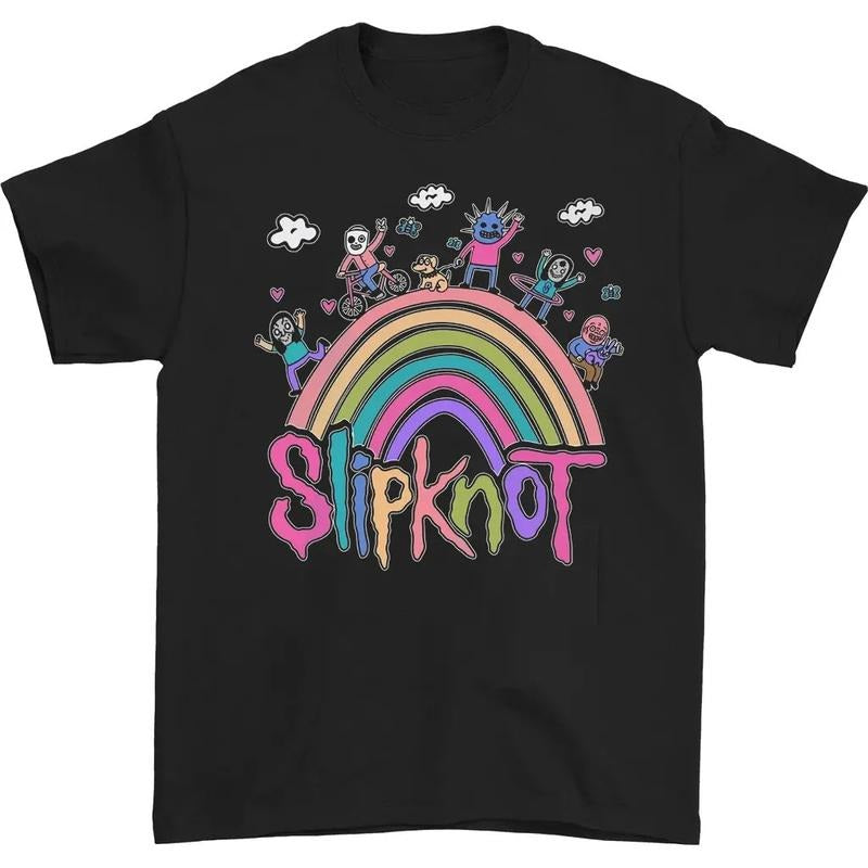 Slipknot band Cute Tour Men T-shirt Black Short Sleeve All Sizes S-5Xl JJ1510 Hoodie, Sweatshirt | PureTeeCo.com