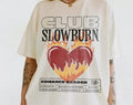 Slow Burn Book Club T-Shirt | Bookish Shirt Romance Book Girlie Morally Grey Book Lover Romance Reader Book Club T-Shirt...