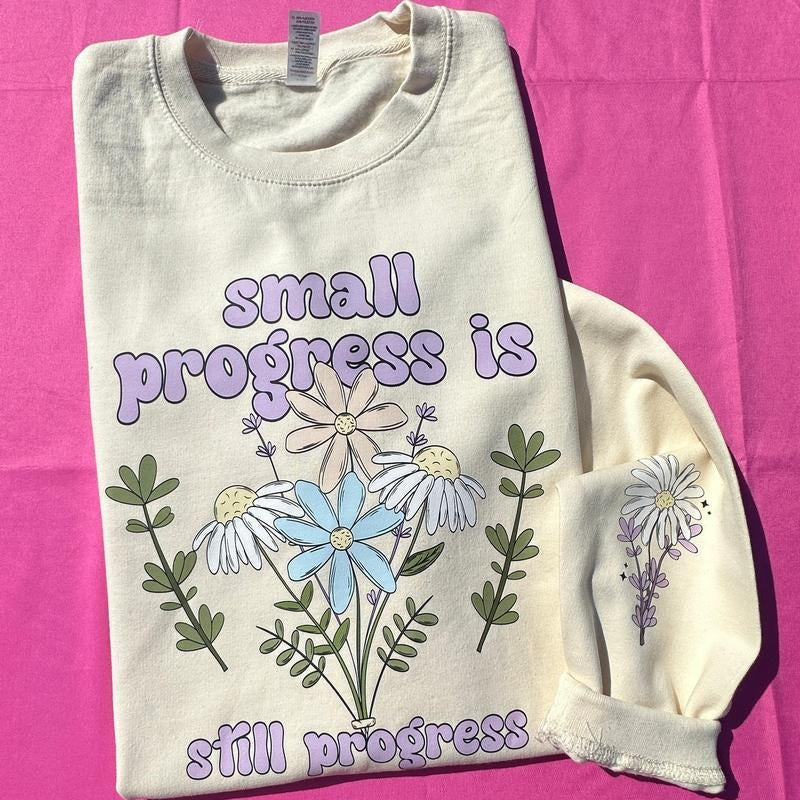 Small Progress Is Progress Just Hoods Sweatshirt T-Shirts, Hoodie | PureTeeCo.com