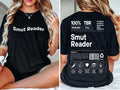 Smut Reader T-Shirt, Dark Romance Reader Sweatshirt, Romantasy Reader Hoodie, Bookish Gift For Her, Book Lover Tee,...