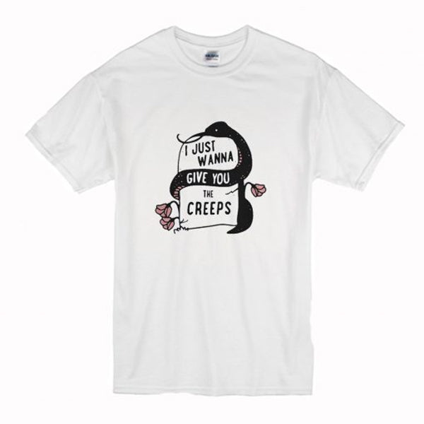 Snake I Just Wanna Give You The Creeps T-Shirt Hoodie, Sweatshirt | PureTeeCo.com