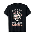 Snake Pet Lover Girl Woman Gift Snake T-shirt, Men's T-shirt Made in USA Hoodie, Sweatshirt | PureTeeCo.com