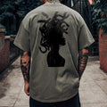 Snake character printed designer round neck T-shirt - Naughty Clothes Men Hoodie, Sweatshirt | PureTeeCo.com