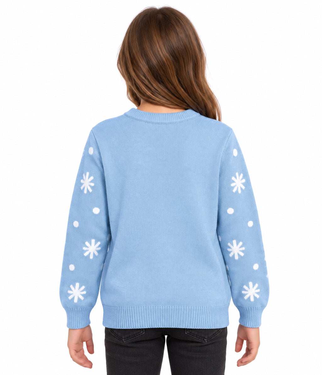 Girl's Snowball Fight Game Ugly Christmas Sweater