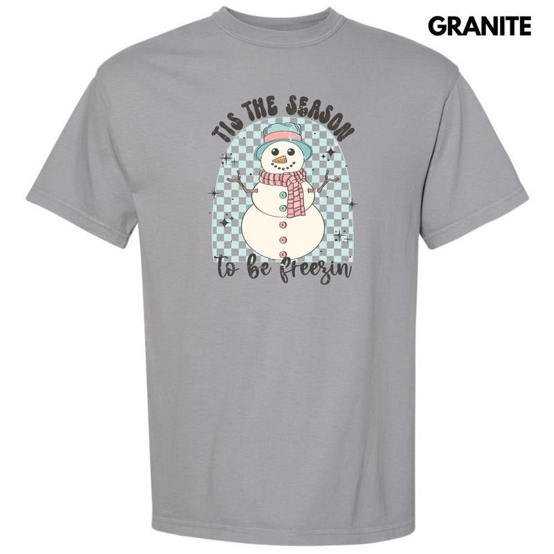 Snowman Be Freezin Comfort Colors T-Shirt 'NLB' Hoodie, Sweatshirt | PureTeeCo.com