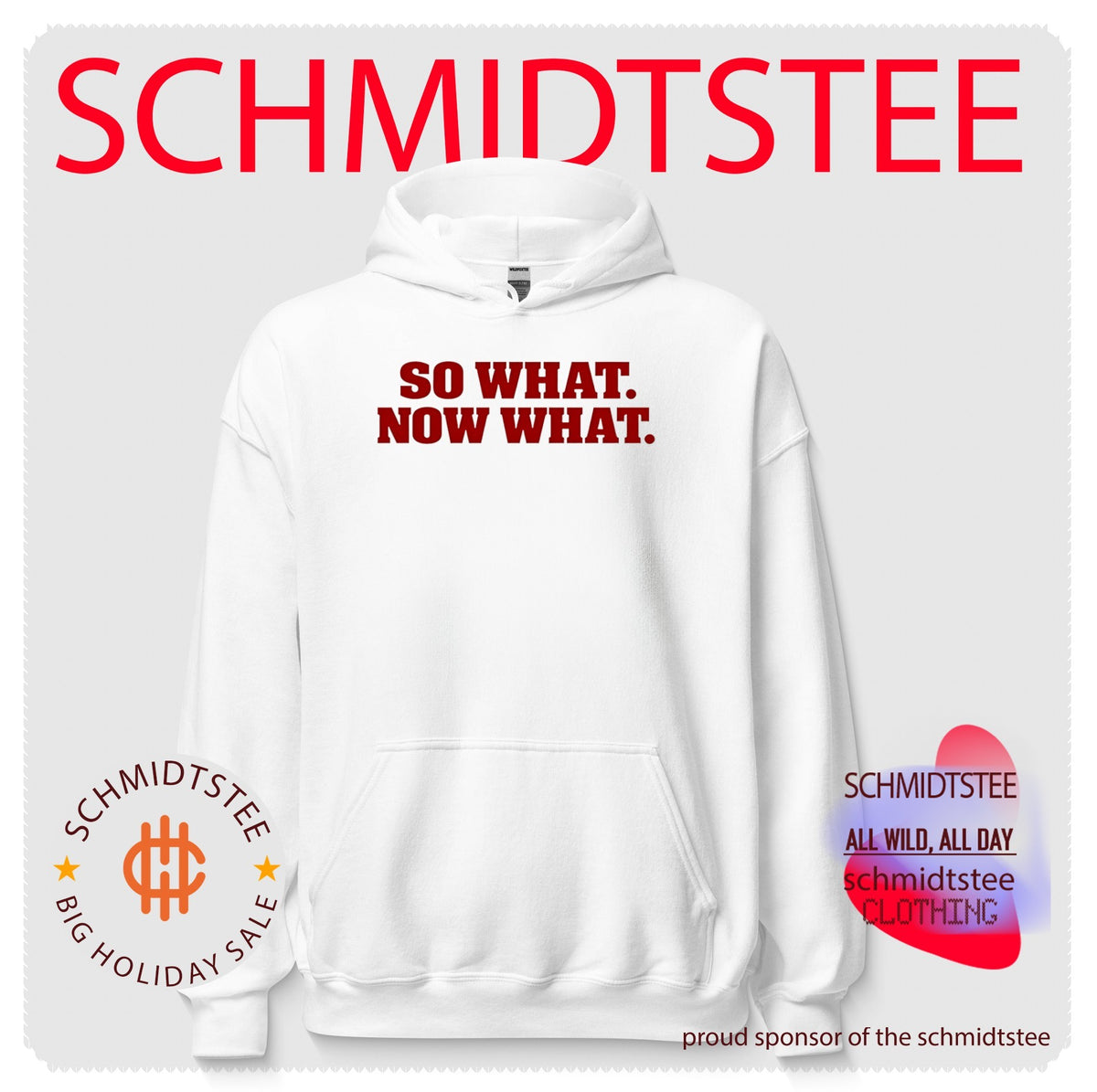 So What Now What attitude bold statement shirt
