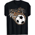 Soccer Nana Leopard Print T-Shirt - Fun and Casual Wear Made in USA Hoodie, Sweatshirt | PureTeeCo.com