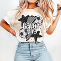 Soccer, Game Day Soccer, Retro Checkered Soccer, Soccer Mama, Soccer Mom, Leopard Soccer Coquette Tshirt Hoodie, Sweatshirt