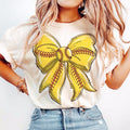 Softball Bow T-shirt, Coquette Bow, Game Day Softball, Mama, Softball Mom Hoodie, Sweatshirt | PureTeeCo.com