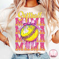 Softball Mama Ice Cream Shirt, Sport Mom Tee, Stylish and Comfortable Hoodie, Sweatshirt | PureTeeCo.com