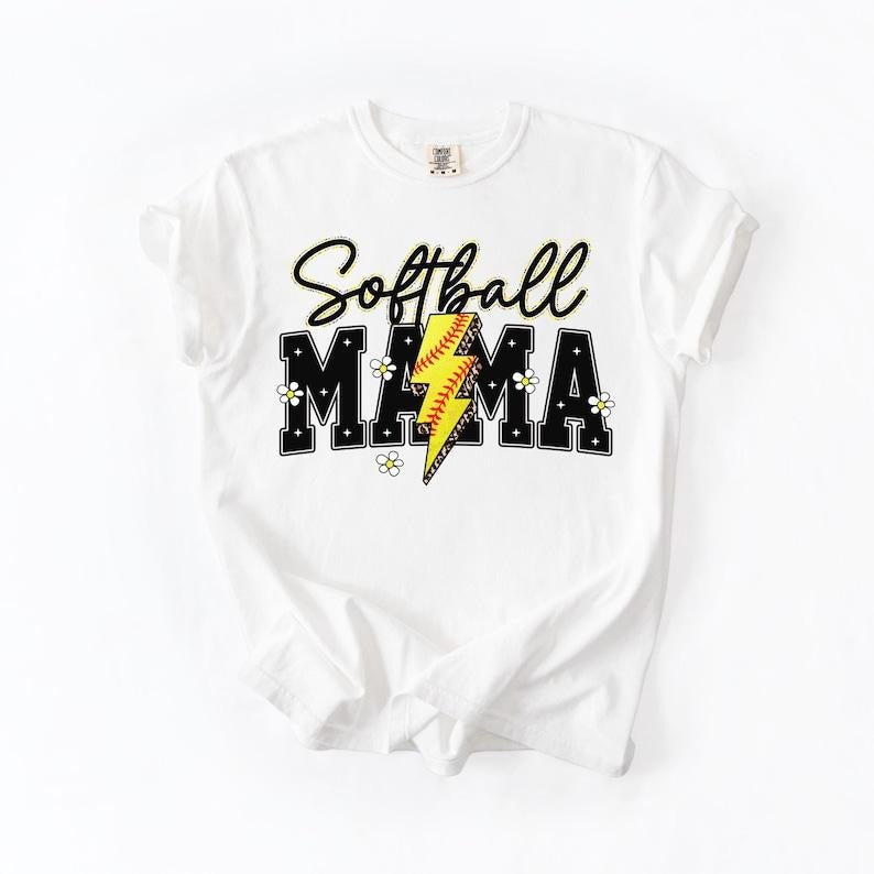 Softball Mama Shirt, Softball Mom Shirt, Game Day Shirt, Gift For Mom, Coquette Softball, Bow Shirt