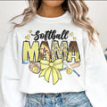 Softball Mama Sweatshirt Softball Coquette Game Day Softball Bow Checker Softball Mom Gift T-Shirts, Hoodie | PureTeeCo.com