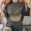 Solar Eclipse Tee 2024 - Astronomical Event Tee - Sun and Moon - Fashionable Eclipse Wear - Stylish Shirt - Gift for her...
