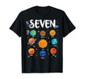 Solar System Planets 7 Seven T Shirt Hoodie, Sweatshirt | PureTeeCo.com