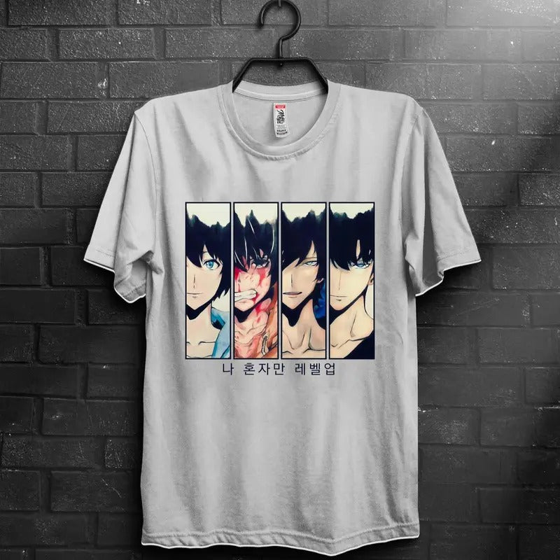 Solo Leveling Anime Lovers Cotton Menswear Top Relaxed Fit Hoodie Sweatshirt - Crewneck, Streetwear T-Shirts | PureTeeCo.com