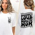 Somebody's Loud Mouth Mama Shirt, Skeleton Hand, Mom Life Shirt, Sports Mama Shirt, Game Day Shirt, Mama Front Back...
