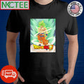 Songoku green hair shirt