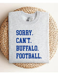 Sorry Can't Pro Football Sweatshirt Comfy Sweatshirt T-Shirts, Hoodie | PureTeeCo.com