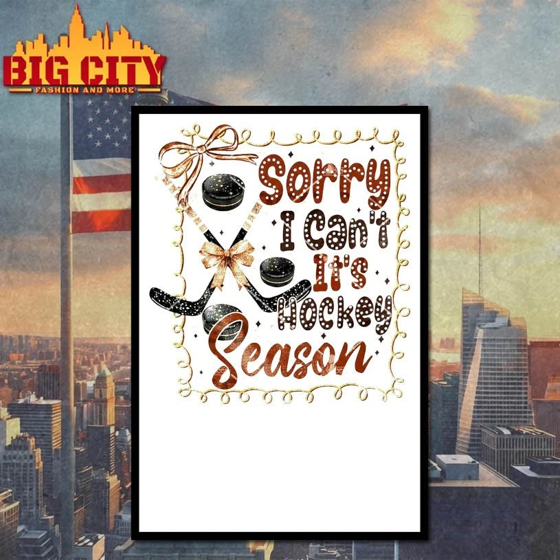 Sorry I Can’t It’s Hockey Season shirt