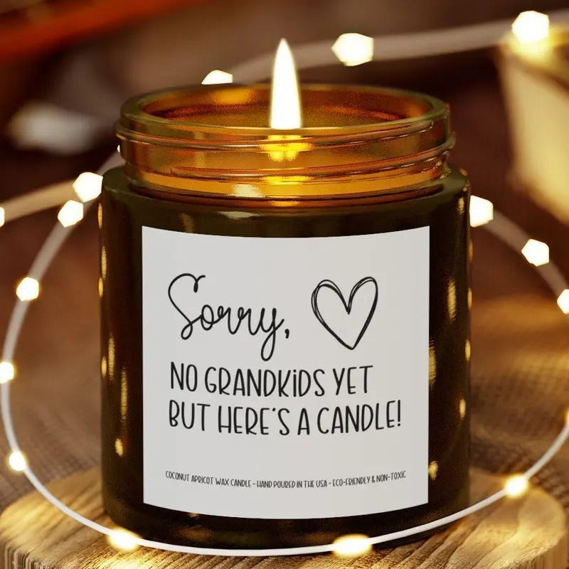 Sorry Still No Grandkids Candle Gift | Funny Gift for Mom | Gift for Dad | Scented Candle for Parents T-Shirts, Hoodie,...