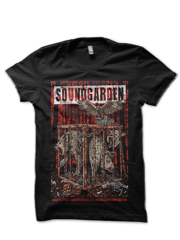 Sound Garden Black T-Shirt Hoodie, Sweatshirt | PureTeeCo.com