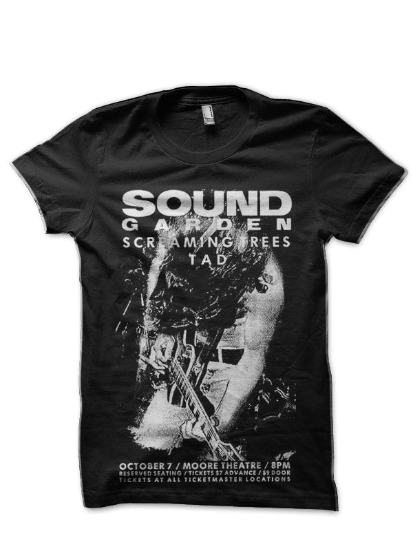 Soundgarden Black T-Shirt Style003 Hoodie, Sweatshirt | PureTeeCo.com