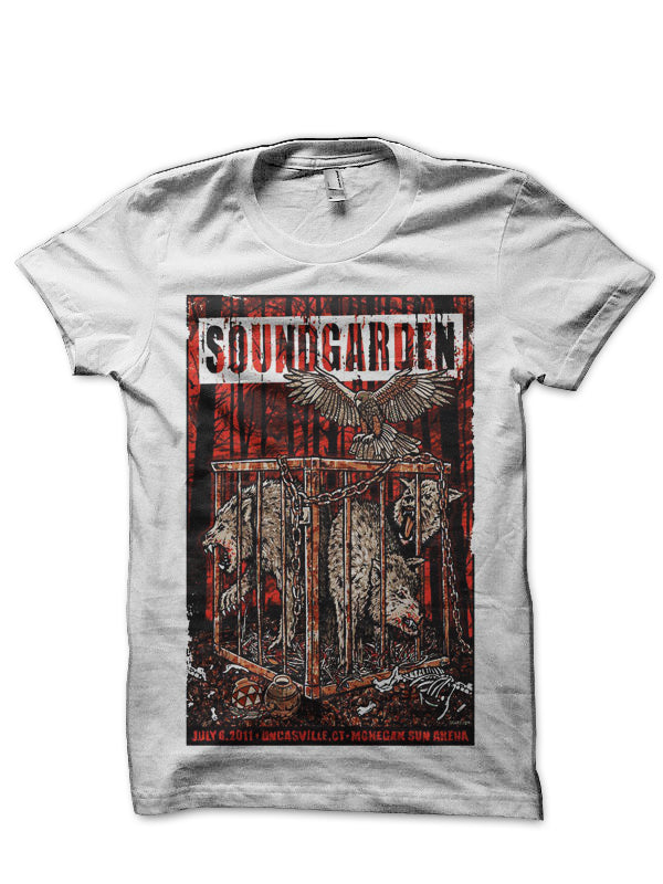 Soundgarden White T-Shirt Style005 Hoodie, Sweatshirt | PureTeeCo.com