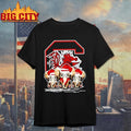 South Carolina Gamecocks X Elephants Santa Hat Merry Christmas Shirt