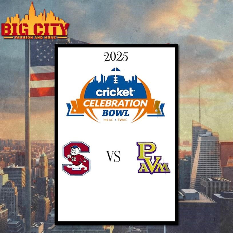 South Carolina State Bulldogs vs Prairie View A&amp;M Panthers Celebration Bowl 2025 Shirt