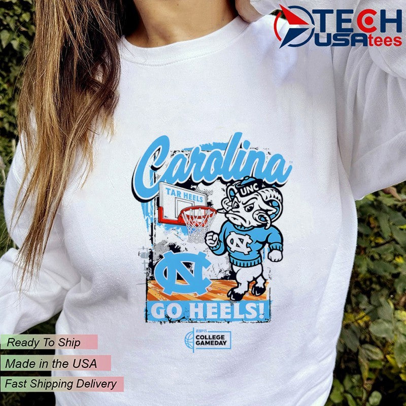 South Carolina Tar Heels College Gameday go Heels mascot shirt