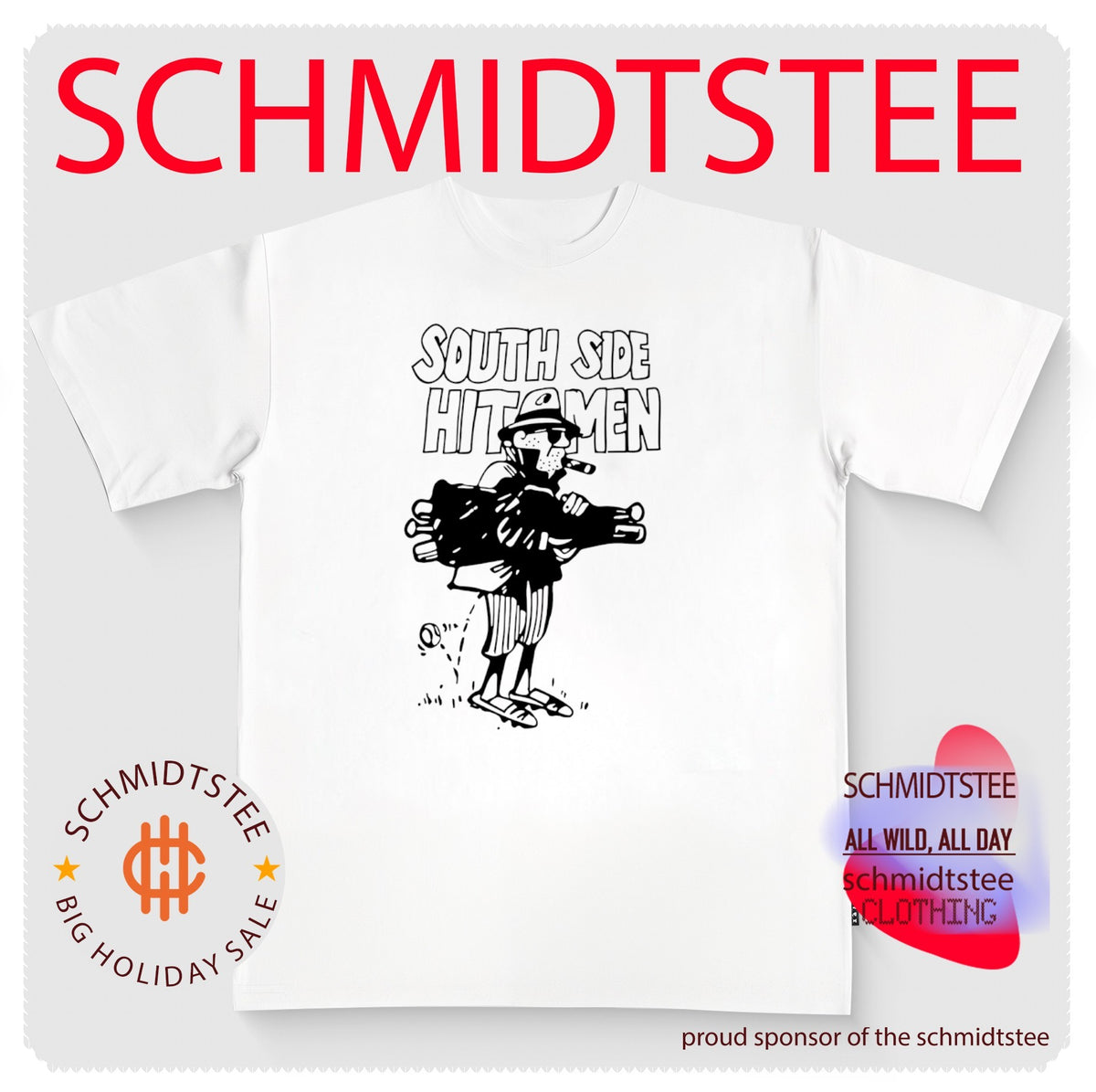 South Side Hitmen White and Sox shirt