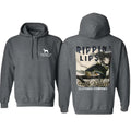 South Waters Fishing Graphic Rippin' Lips Hoodie - Perfect Boyfriend Gift for Men - Menswear, Sweatshirts T-Shirts