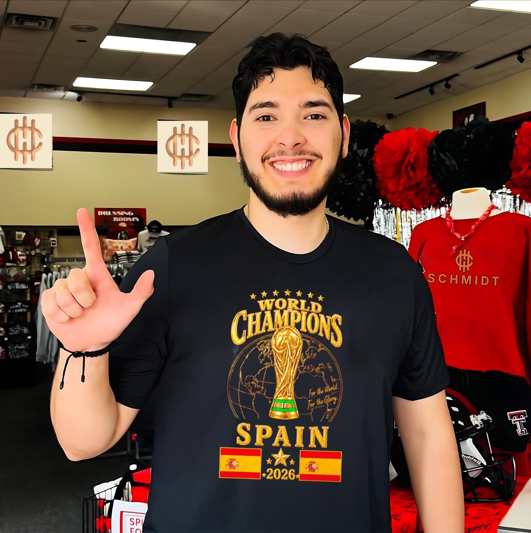 Spain 2026 World Champions For The World For The Glory shirt