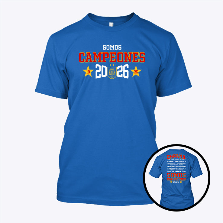 Spain Somos Campeones World Cup 2026 T Shirt