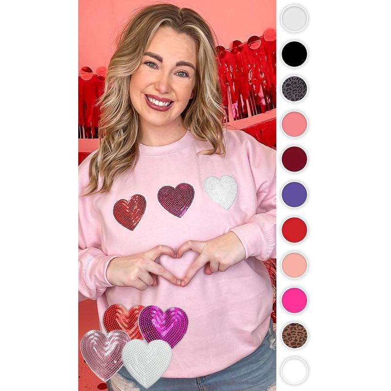 Sparkle Heart Sweatshirt T-Shirts, Hoodie | PureTeeCo.com