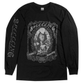 Floral Frame Black Long Sleeve T-Shirt Hoodie, Sweatshirt | PureTeeCo.com (Image 1)