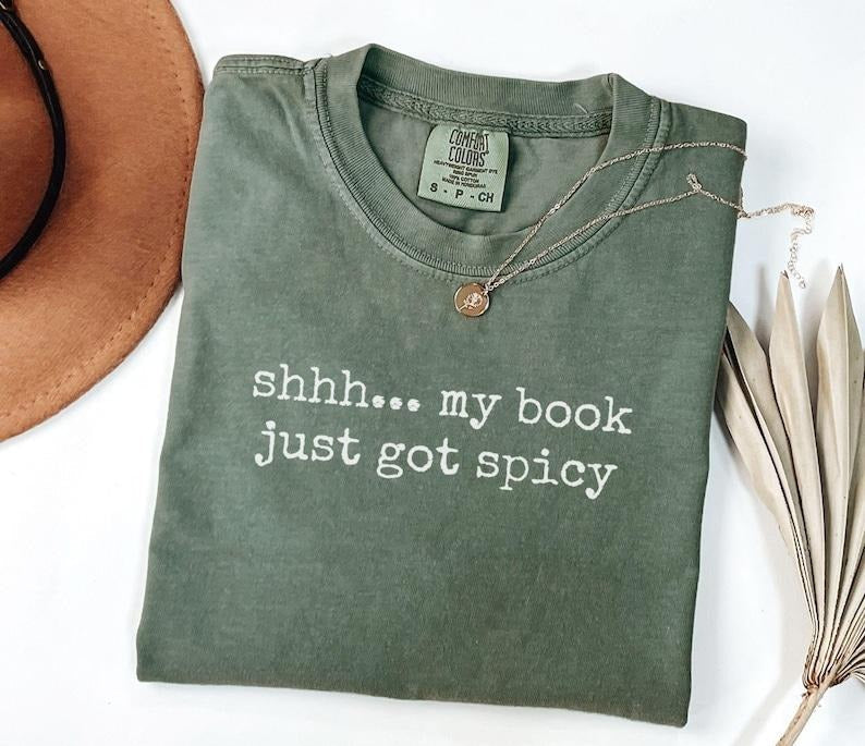 Spicy Books Shirt, Spicy Reader, Bookish Shirt,Smut Books Shirt, Smut Book,Book Lover Gift,Reader Shirt,Funny Book Lover...