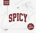 Spicy Comfort Colors Sweatshirt, Women's Crewneck, Cute Women's Sweater T-Shirts, Hoodie | PureTeeCo.com