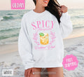 Spicy Margarita Sweatshirt, Cute Cocktail Sweater, Trendy Margarita Crewneck T-Shirts, Hoodie | PureTeeCo.com