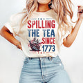 Spilling The Tea Since 1773 T Shirt Hoodie Sweater American Freedom Shirt Patriotic Freedom Shirt Retro 4th Of July Shirt...